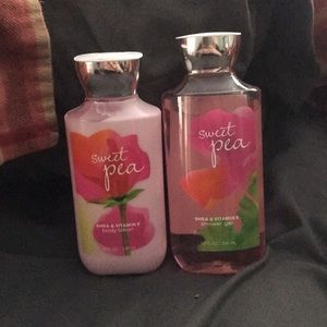Sweet Pea Body Lotion and Shower Gel